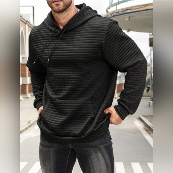 Jacquard Waffle Hoodie - Picture 3 of 6